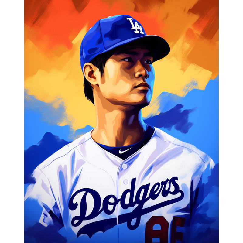 " Shohei Ohtani ", 24" H x 20" W