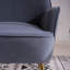 Fauteuil en velours de 26 po Alaiya-512914504