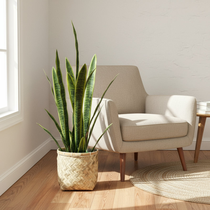 Pot Snake Plant