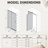 44 - 48 in. W x 71 in. H Pivot Semi-Frameless Sliding Shower Door with SGCC Tempered Glass-108624635-123398576