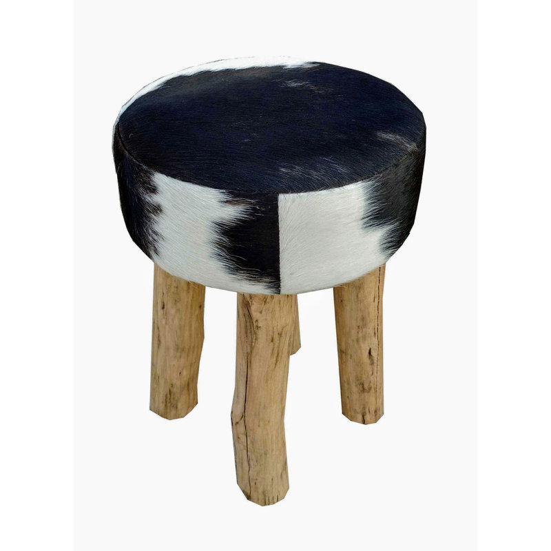 Ayushman Solid Wood Accent Stool