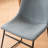 Anke Vegan Leather Dining Chairs, Gray-1029606044