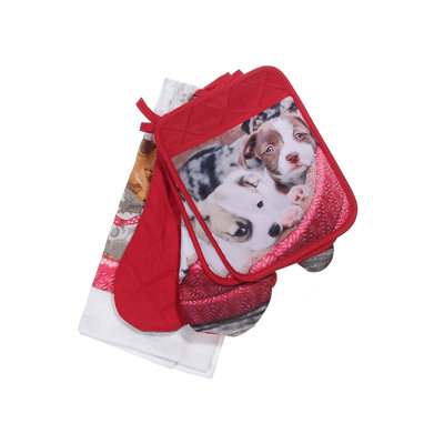 Ensemble de manique 5 pièces iH Casadécor Puppies