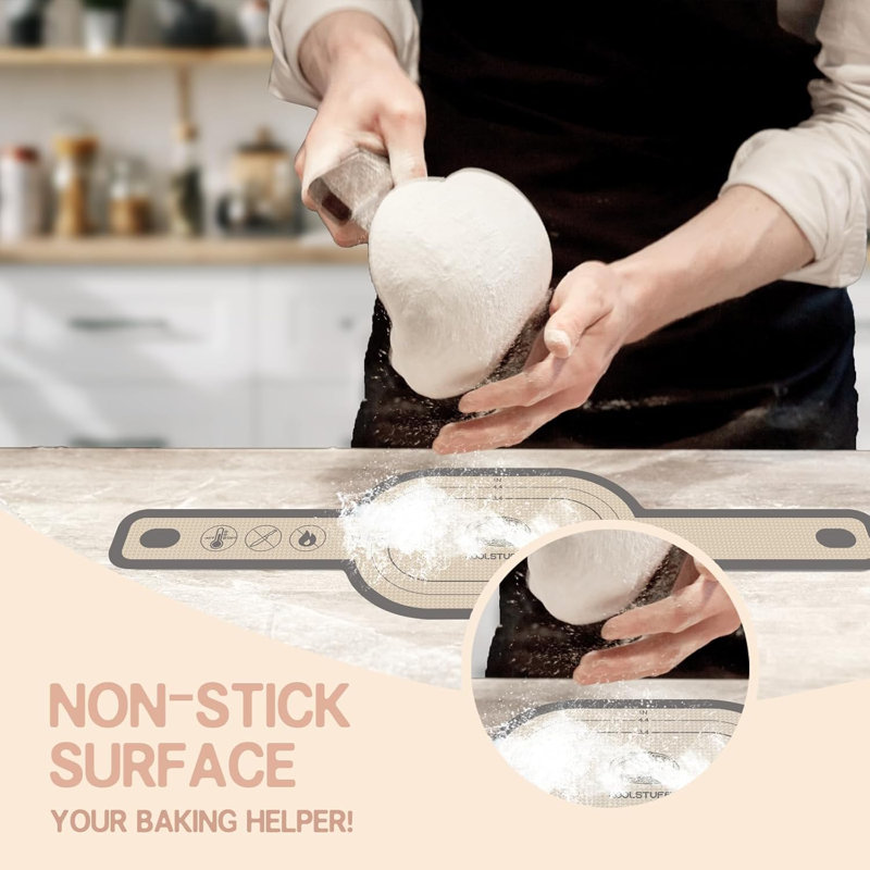 2 PCS Nonstick＆Reusable Bread Baking Mats