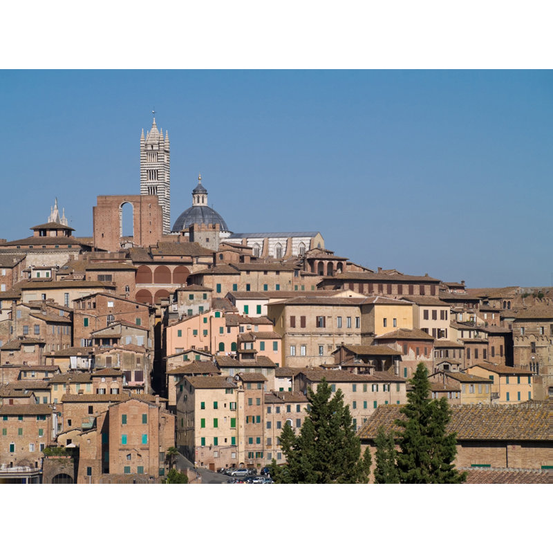 Paysage urbain et cathédrale de Sienne, H 14 po x l 18 po