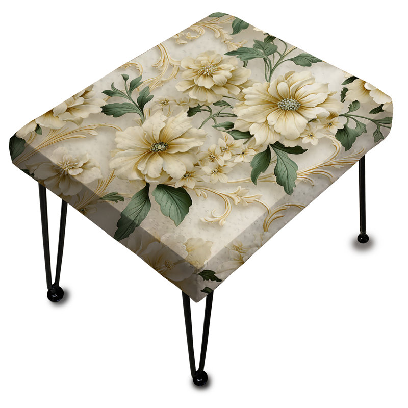 Motif rétro victorien en dentelle rétro avec motif floral en treillis
