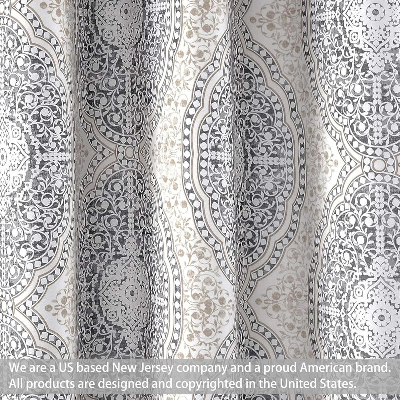 Lilianah Damask Swag Window Valance