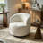 Teddy Fabric Swivel Accent Armchair Barrel Chair-2079289103