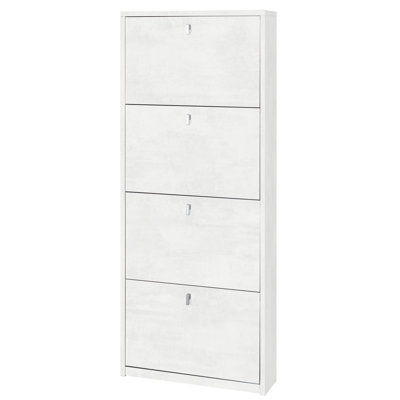 10 Pair Flip Down Shoe Storage