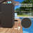 Outdoor Towel Rack For Pool W/ Drawer & Cabinet, Dark Brown-1979305305