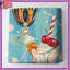 Retro Milkshake Illustration Quilted Bedspread All Sizes-126130415
