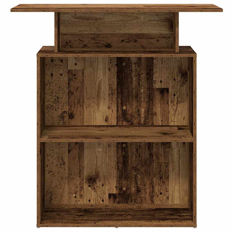Baheerathan Standing Desk, Old Wood
