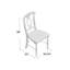Letizia Solid Oak Side Chair-24112879