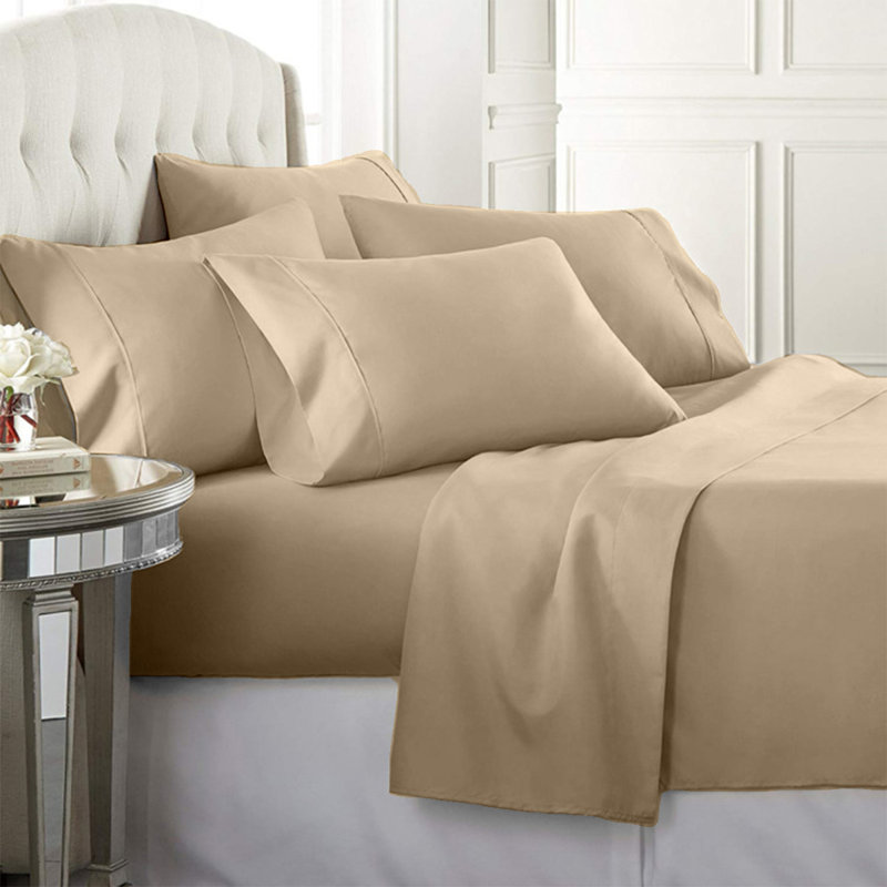 Sheet Set, Full, Beige