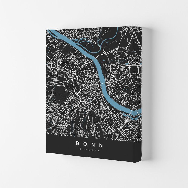 Bonn - Print, Wrapped Canvas, 59.4cm H x 42cm W x 4cm D