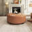Upholstered Button Tufted Round Ottoman