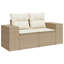 166cm Wide Patio Sofa with Cushions