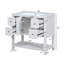 Meuble-lavabo simple 36 po avec plateau en résine Tayshawn-1148092646