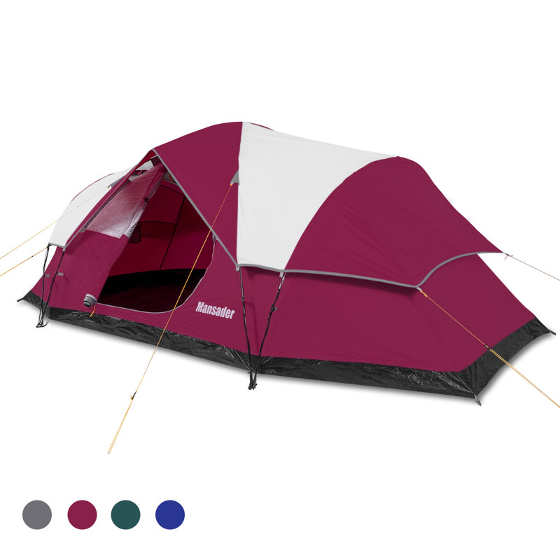 1 tente pour 6 personnes, Rouge