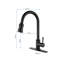 Robinet de cuisine tactile avec douchette extractible-118543461