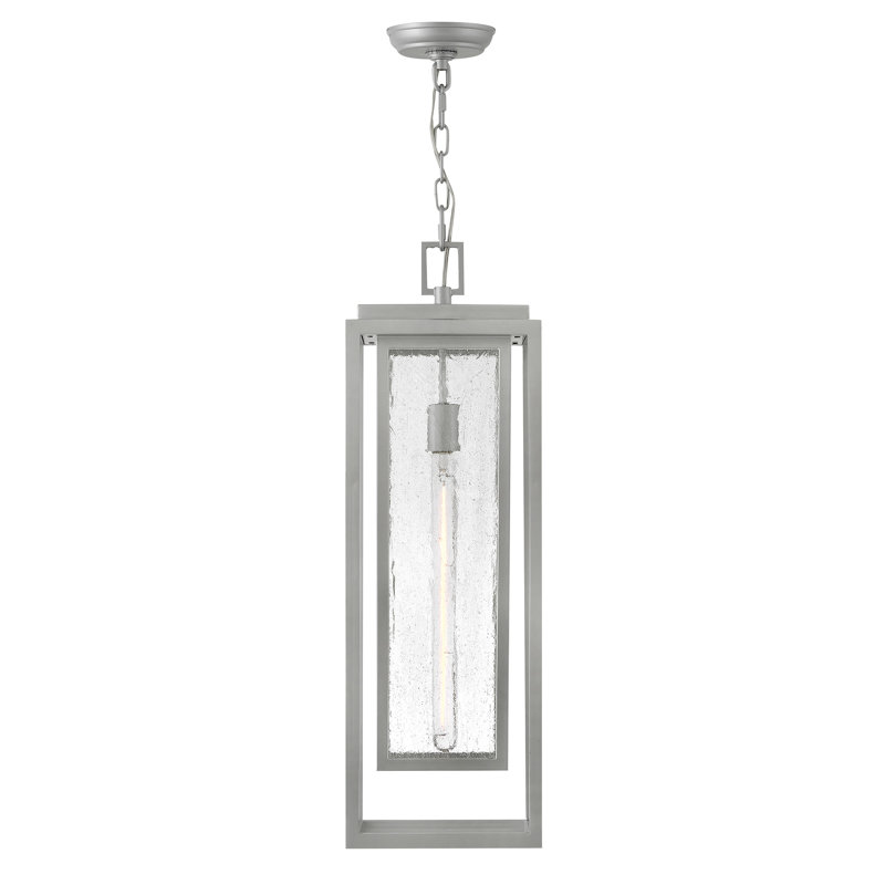 Grande lanterne suspendue Hinkley Republic, Satin Nickel