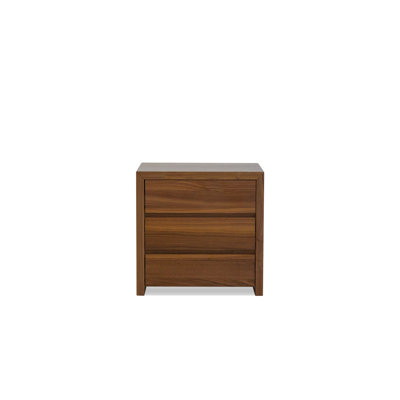 Table de chevet 3 tiroirs Blanche