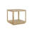 Messina Solid Wood Top End Table