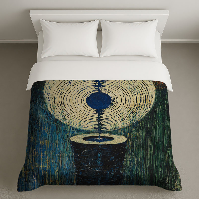 Housse de couette abstraite Modern Bedding Art, Grand lit