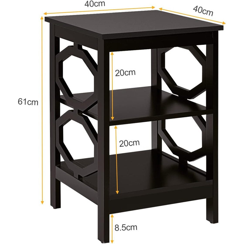 Amitie End Table, Brown
