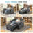 43.5" Sleeper Chair Bed, 3-in-1 Convertible Sleeper Sofa Chair with Adjustable Backrest&USB&Table&Cup Holder-857860180