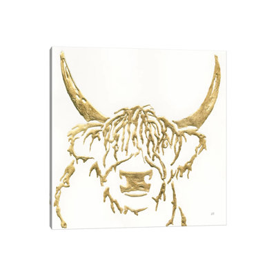 Gilded Highlander I by Chris Paschke - Wrapped Canvas Print