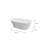 67'' x 36'' Freestanding Soaking Acrylic Bathtub