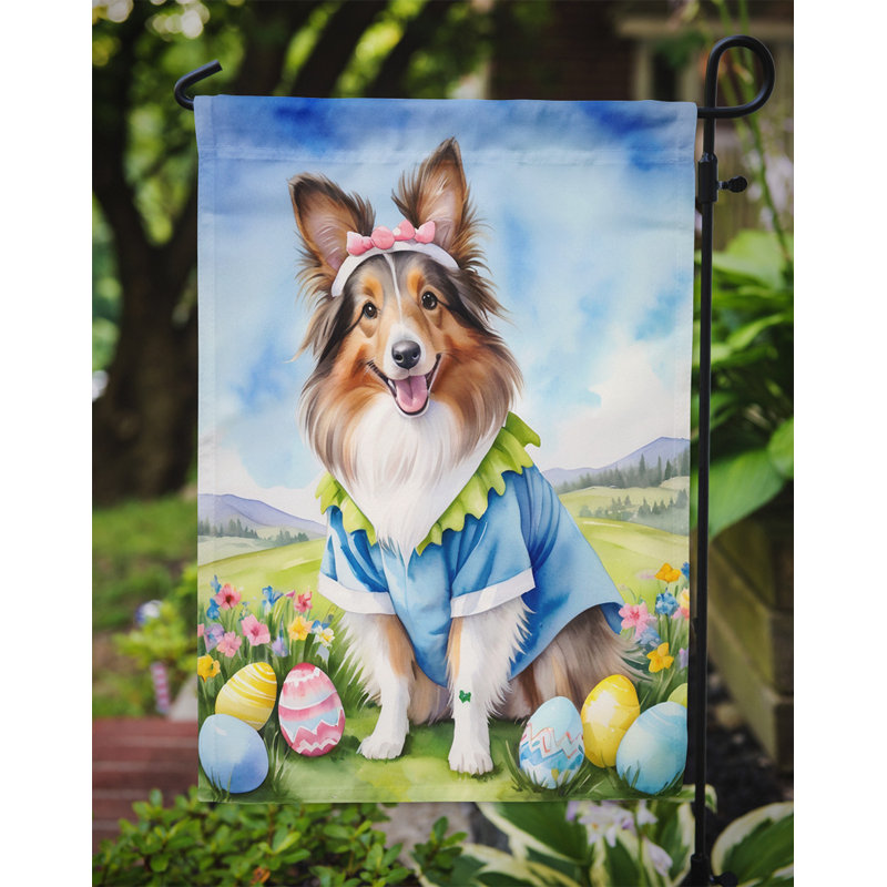 Easter Egg Hunt Double Sided 15.5'' H x 11.25'' W Polyester Easter Garden Flag