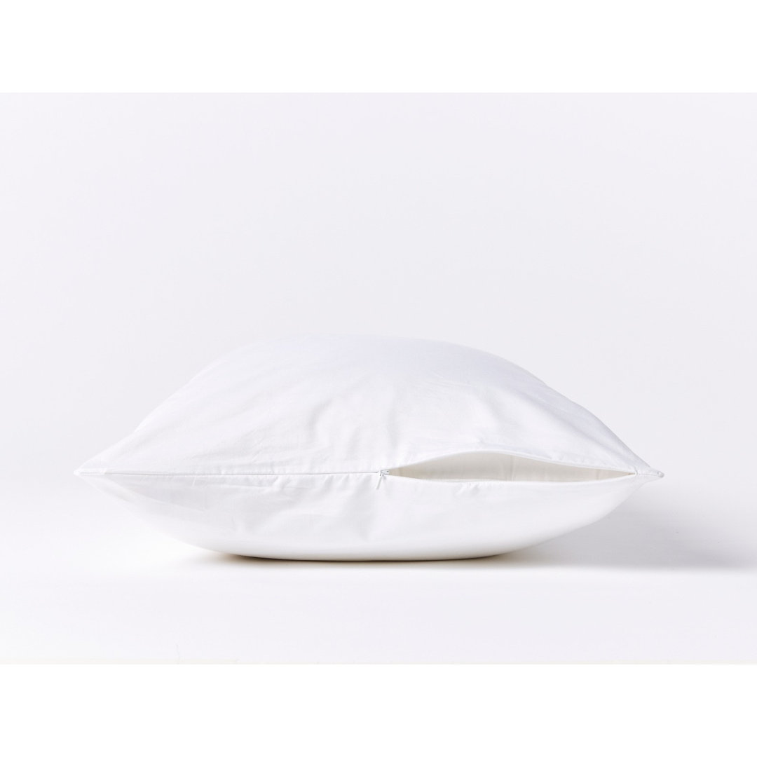Organic Pillow Protector Pillow Protector Alpine White Coyuchi 