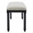Eliyas 48" W Turned Leg Upholstered Bench-125793775
