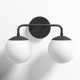 Kobie 2 Light Frosted Dimmable Vanity Light