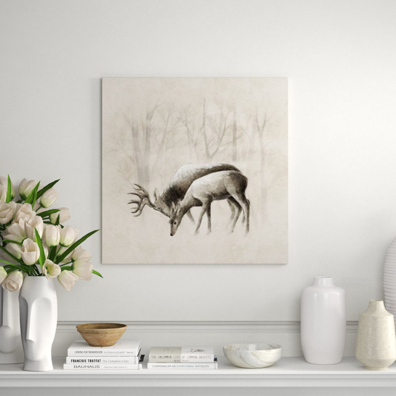 Misty Woods I Print by Guseul Park, Glass Coat, 30" H x 30" W x 1.5" D