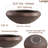 Concrete Bowl Planter, 23.3 Inch Dia x 8 Inch Height, Extra Large Succulent Pot with Drain Hole, 21-inch Opening Flowerpot for Herbs, Bonsai, and Shallow-root Plants, Concrete Planters for Indoor Outdoor Garden, Patio Decor, Large-Rust-1490271957-1490271956