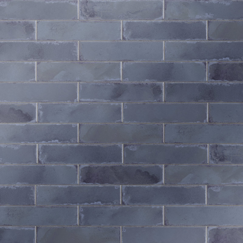 Luca 3" x 12" Ceramic Tile, Blue