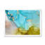 «Blue and Green Luxury Abstract Fluid I», peinture sur toile-67325887-67325888