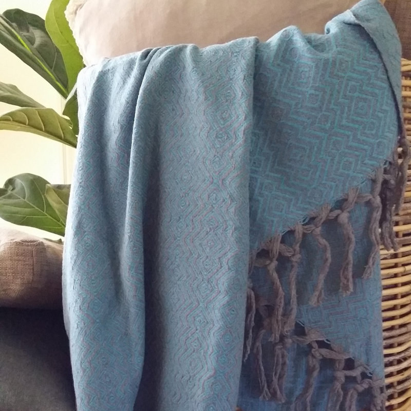 Schwindt Snugglie Throw, Turquoise