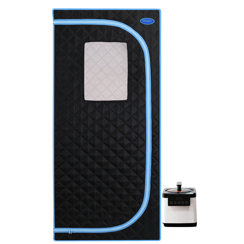 Full Size Spa - Improve Sub-Health 2M Power Cable Length Blue Binding For Home Therapy Enhance Skin Cells Activity 150Kg Seat Bearing Black