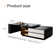 Buckwell Extendable Coffee Table with Sensor LED Lights & Storage Drawers