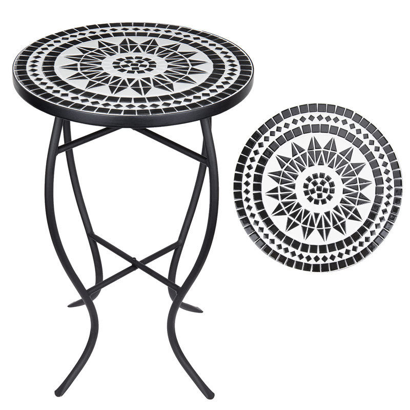 Steel Top End Table