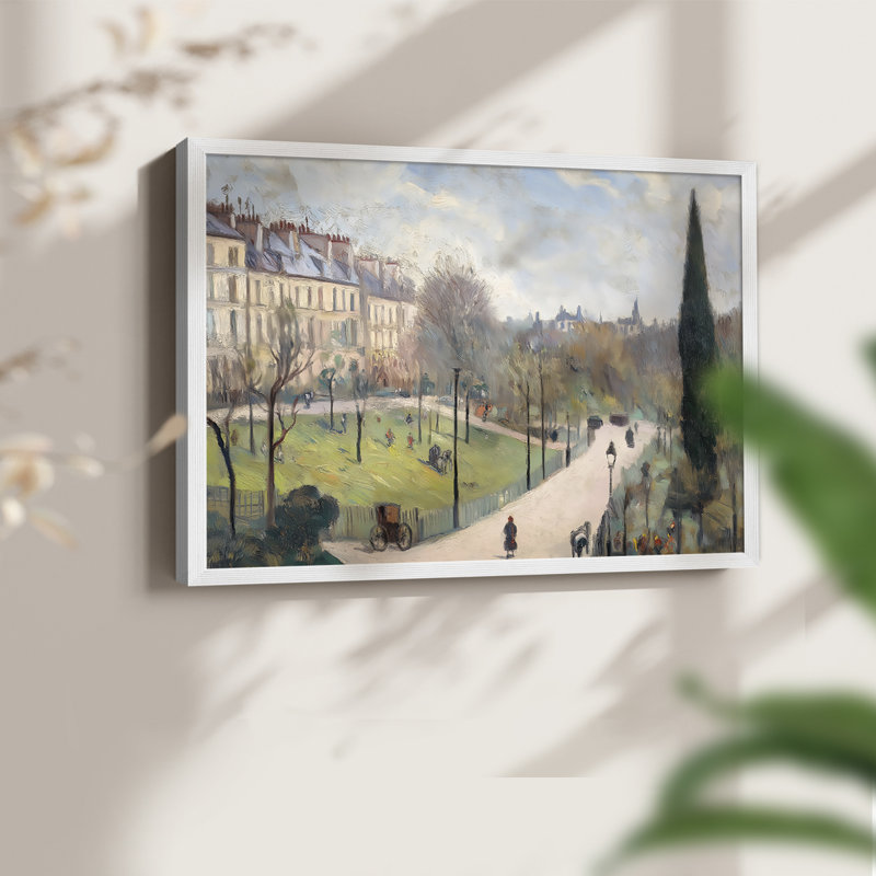 Paysage, série XXL-III, reproduction encadrée, H 11 po x l 14 po, Blanc