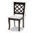 Guin 17.9'' H Upholstered Oak Side Chair-2110224706