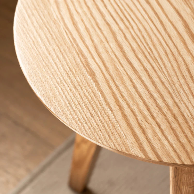 Table basse en bois massif l 33,5 po - Chêne brun, Chêne