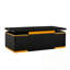 Table basse à plateau relevable avec tabourets de rangement-340492351
