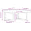 50cm Bathroom Vanity Top
