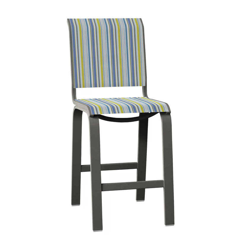 Tabouret de bar 26 po Holna, Graphite texturé, Littoral